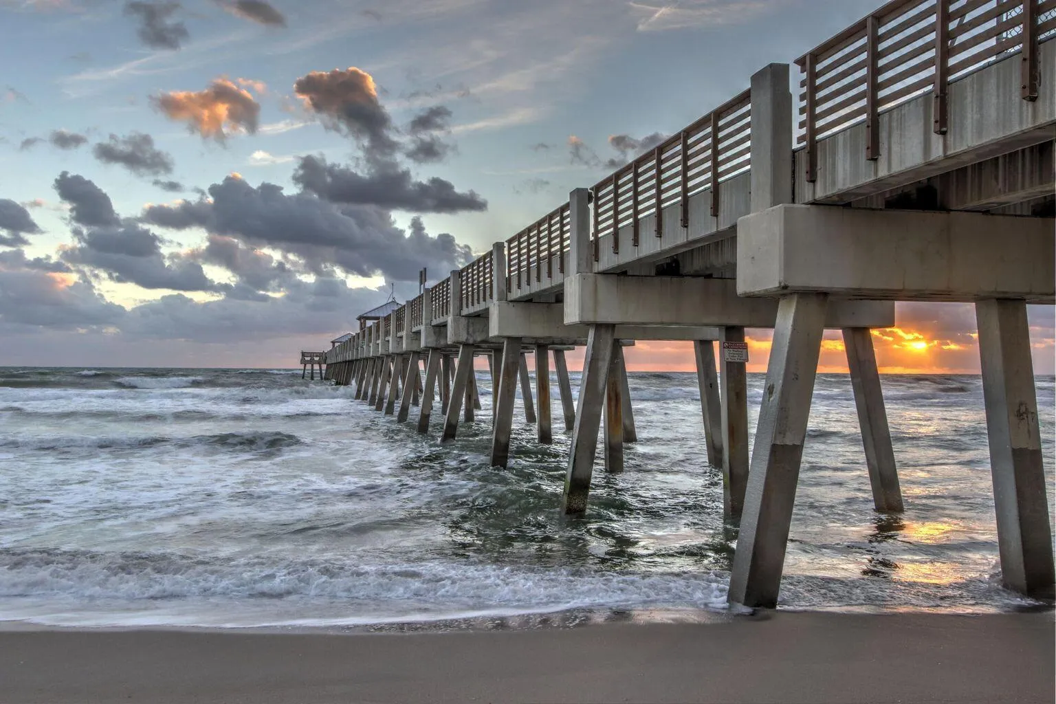 Juno Pier at Sunrise