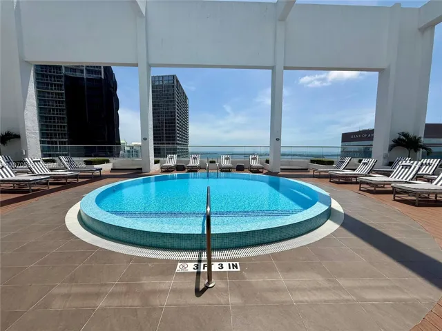 Rooftop pool