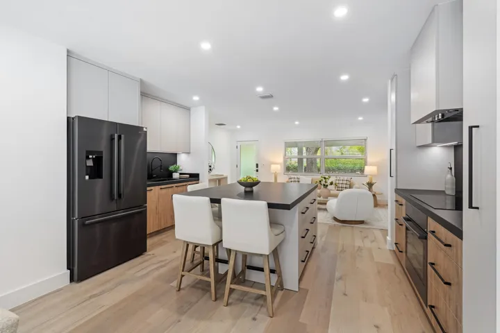 Kitchen back view