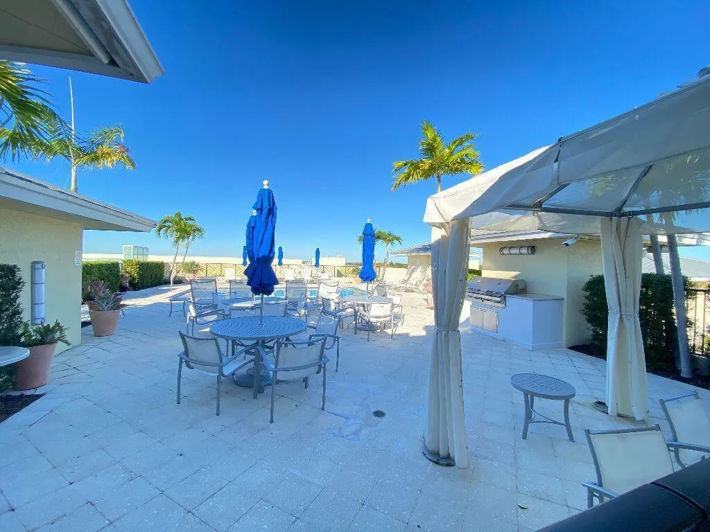 Astor Pool Sitting Area and BBQ Grill