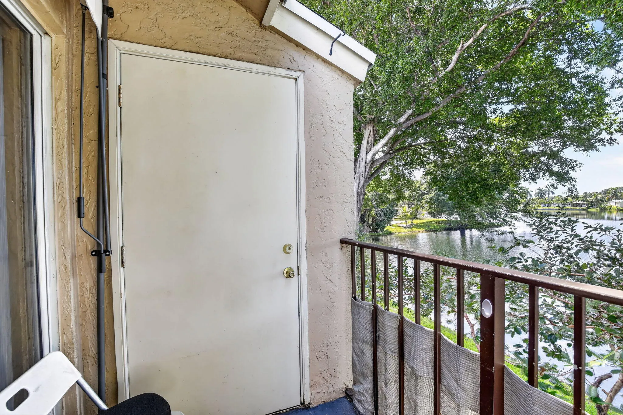 storage on balcony