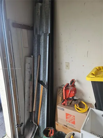 Hurricane Panels in Garage