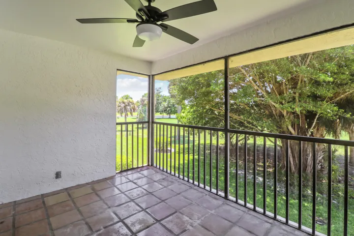 Screened patio