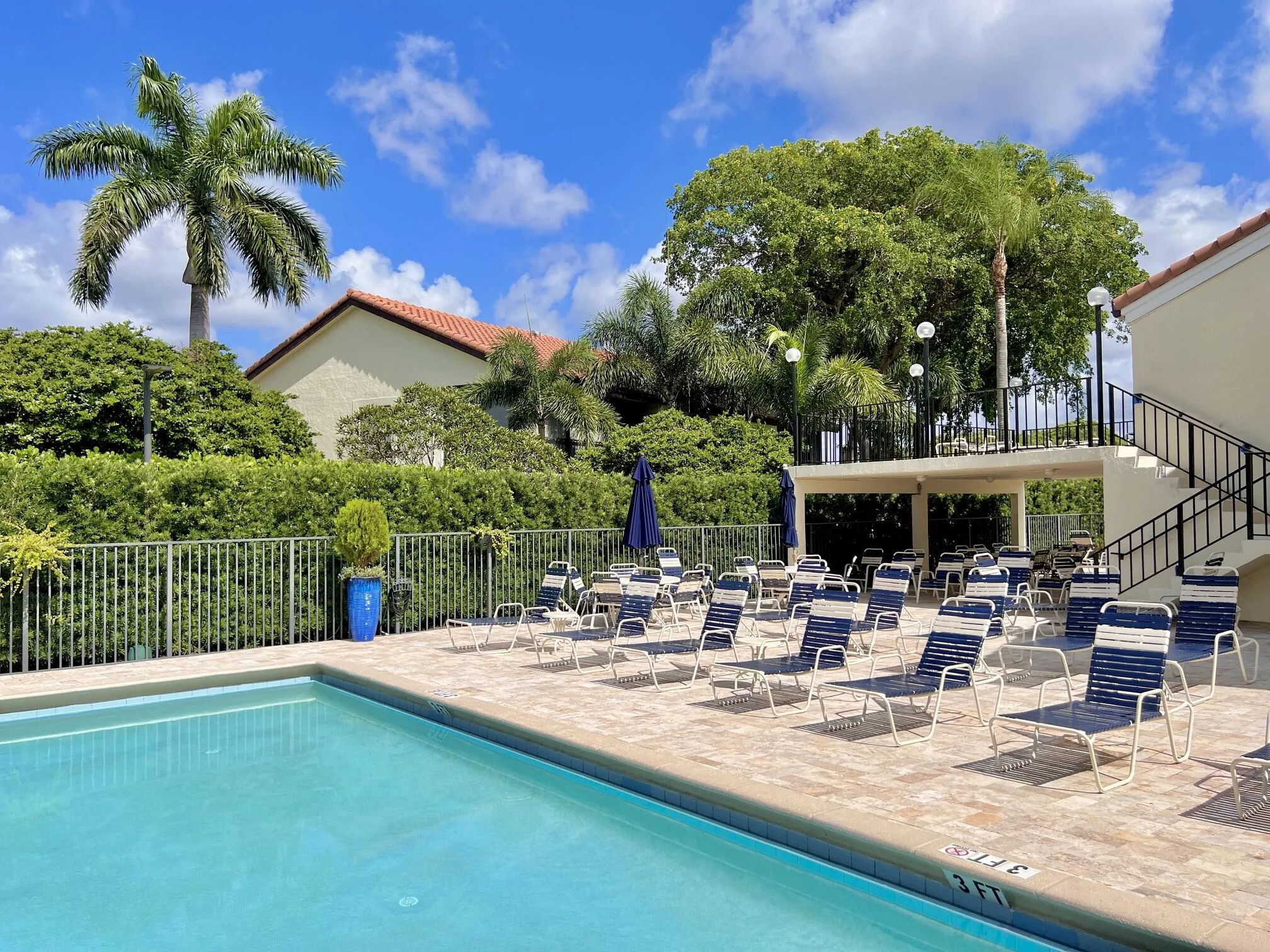 Pool with Chairs