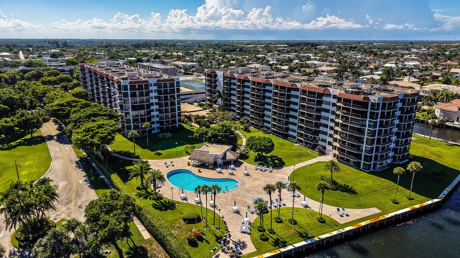Aerial View Pool