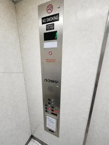 Elevator panel renovated