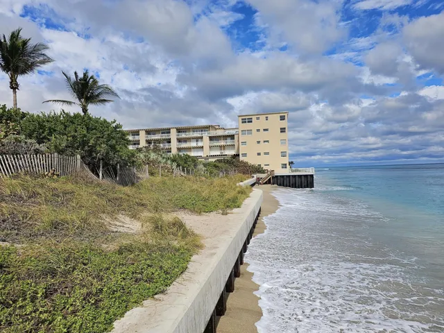 beach building view
