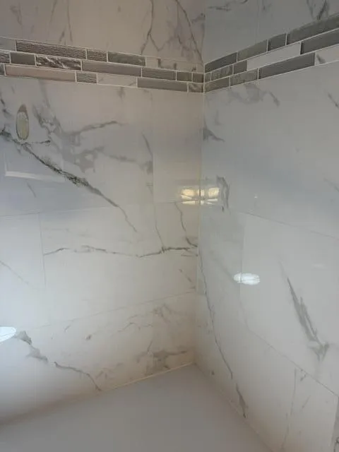 Master shower interior