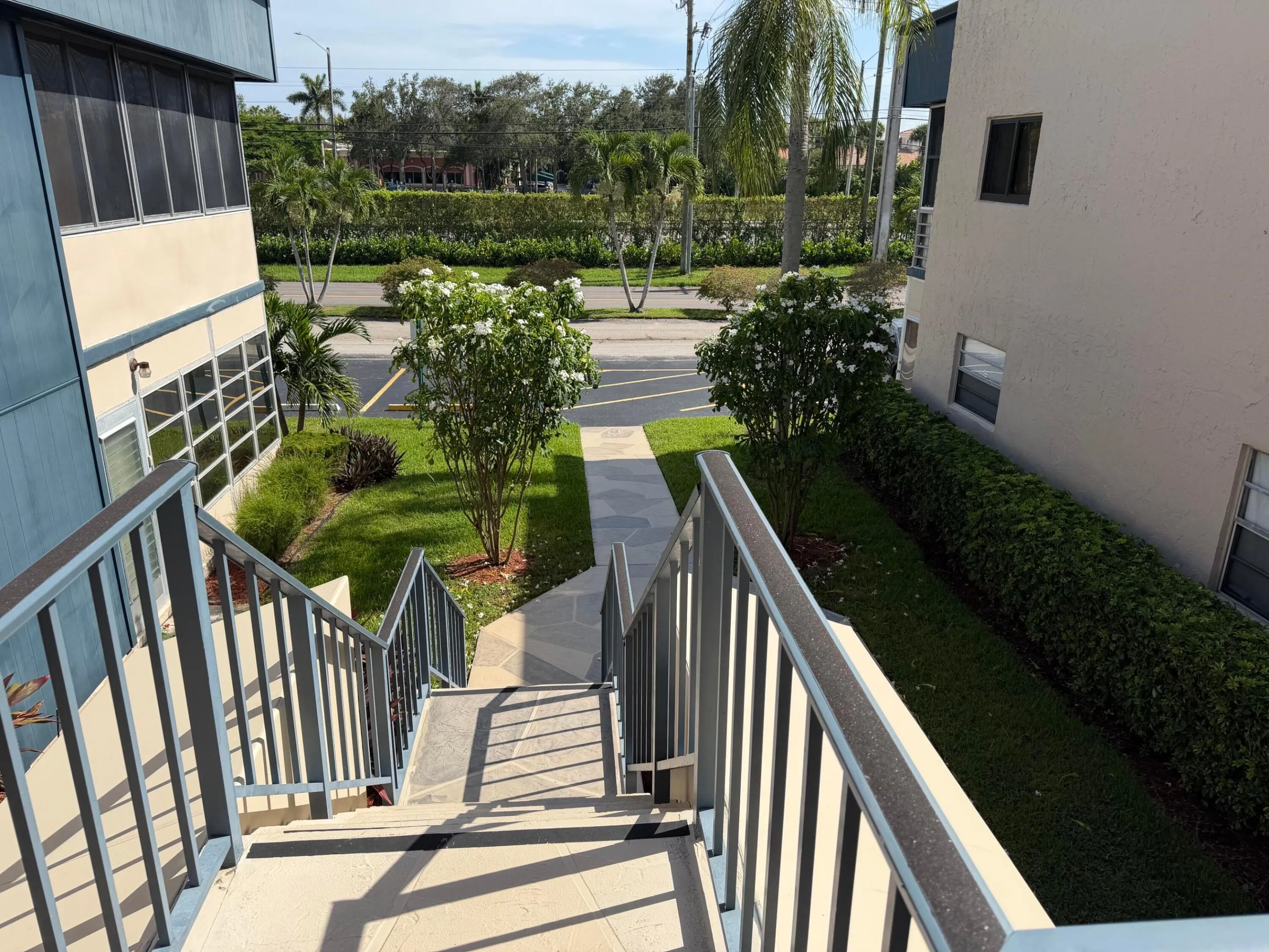 Staircase to unit.