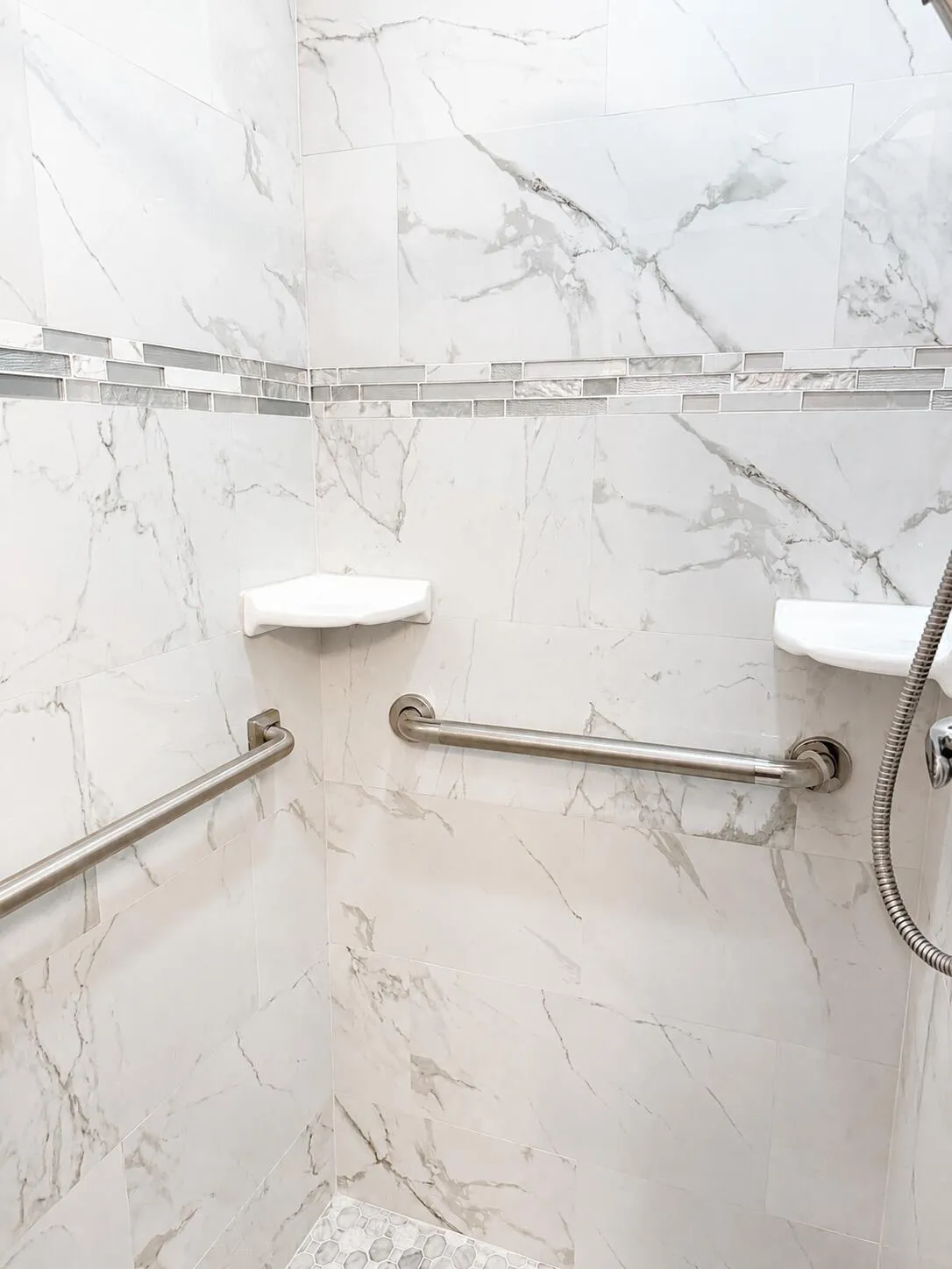 Master shower interior
