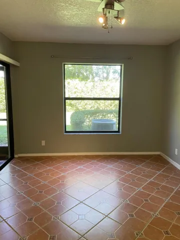 Master bedroom with quiet, park setting view