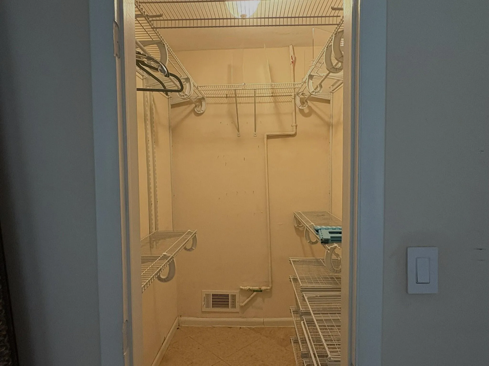 Walk-in Closet in Bedroom