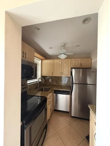 Kitchen with Stainless appliances