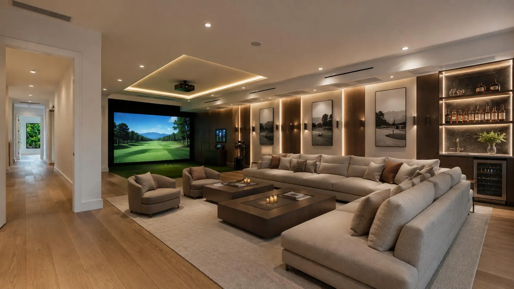 Clubroom (Virtually Staged)