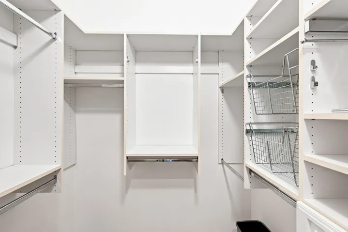 Second Master Closet with Built-in's