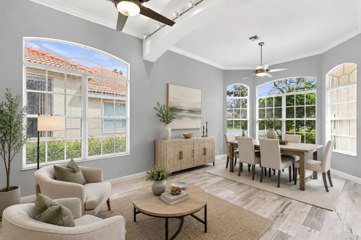 Dining/Seating Area Virtually Reimagined for Inspiration