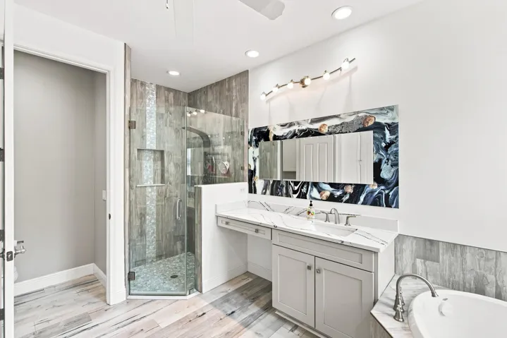 Beautiful RE-DONE Master Bath