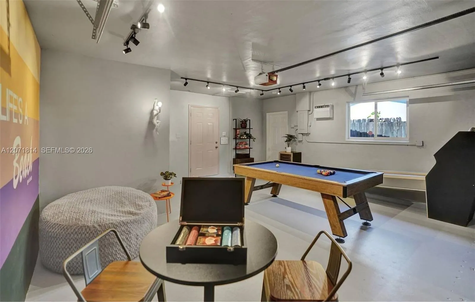 Entertainment area featuring a billiards table, great for game nights