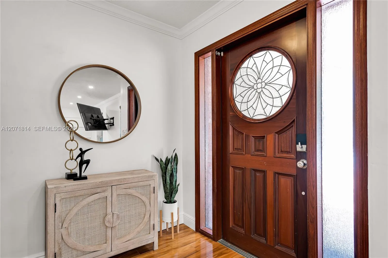 Welcoming entryway