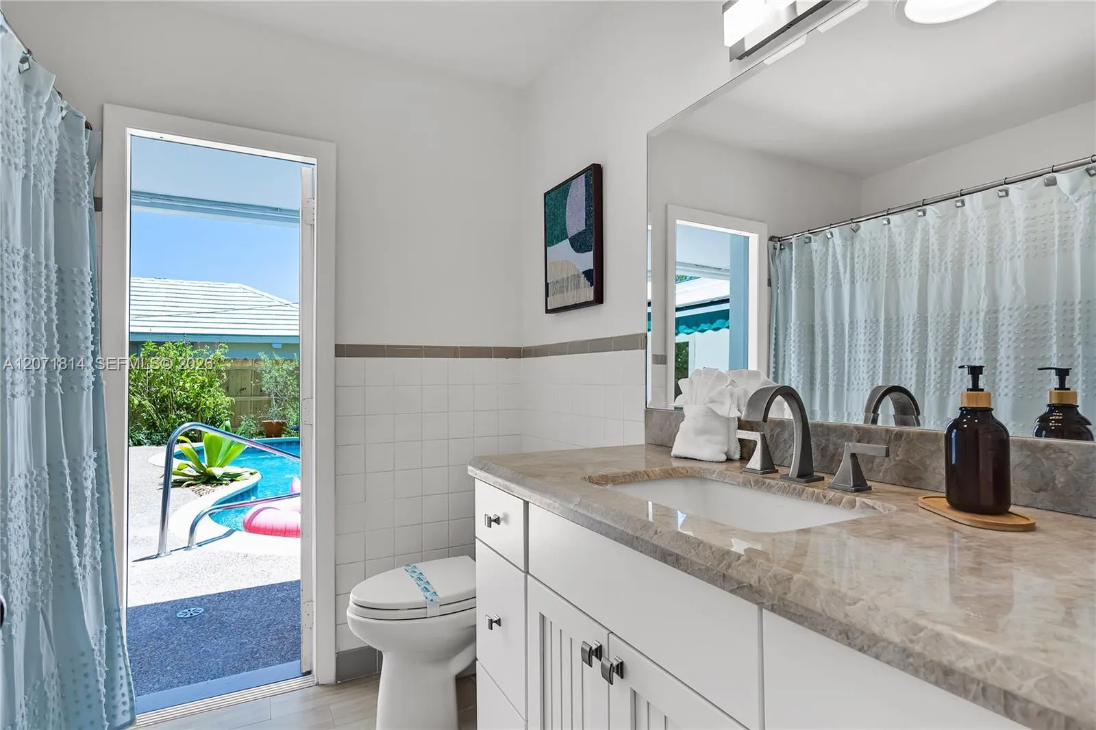 Bright bathroom