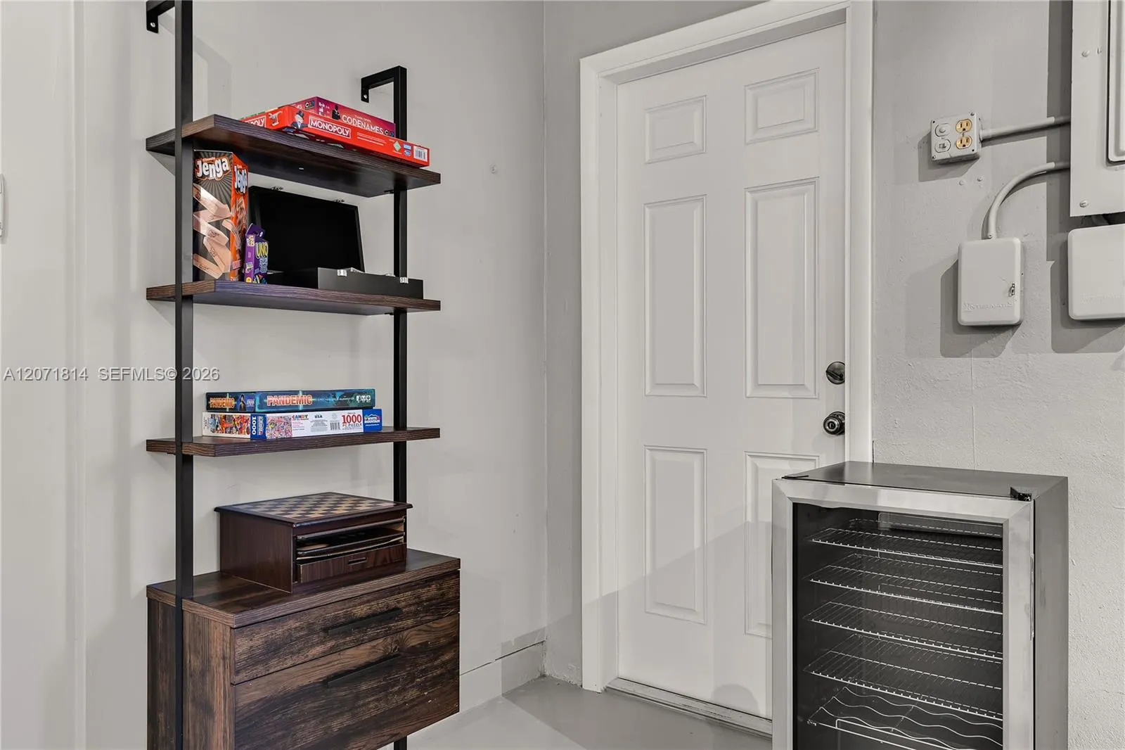 Custom shelving nook, perfect for storage or display
