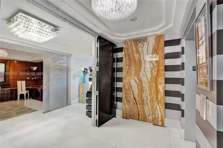 Private elevator foyer.