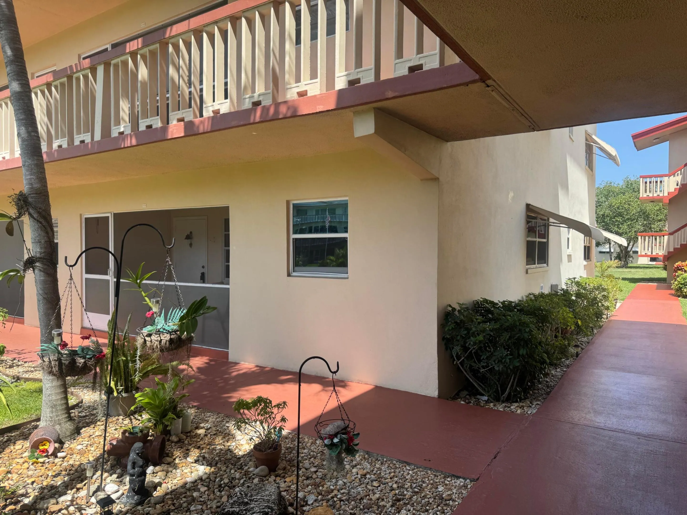 Impact windows + Metal awnings on the south side