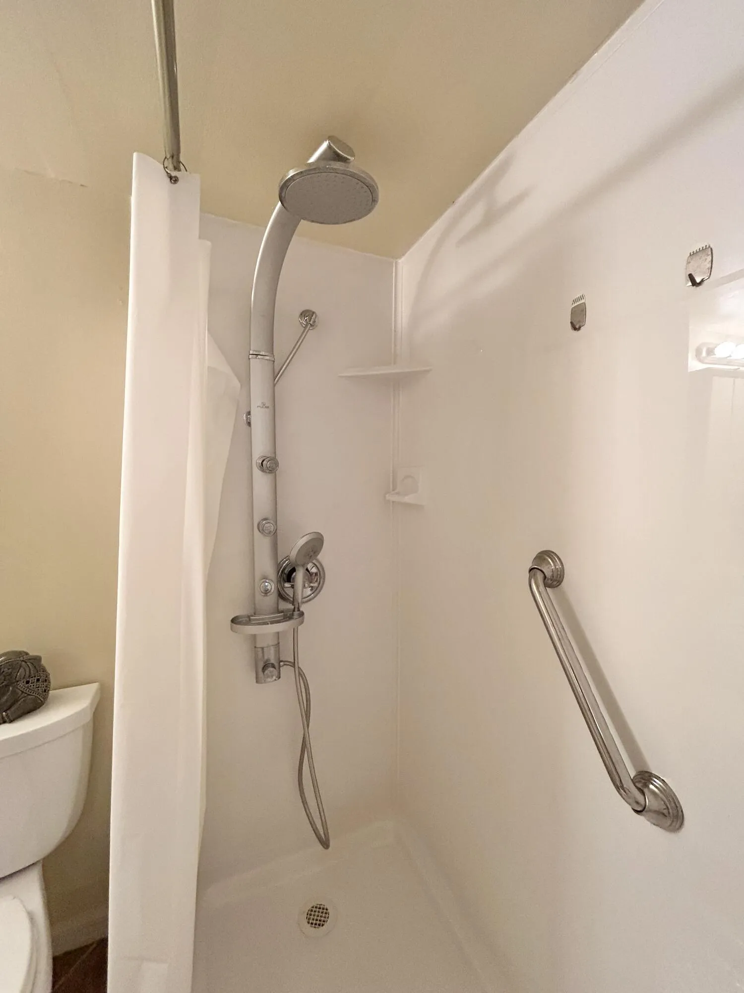 GRAB BARS AND ADJUSTABLE WAND