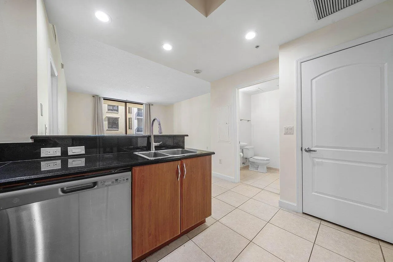 Kitchen with Laundry closet