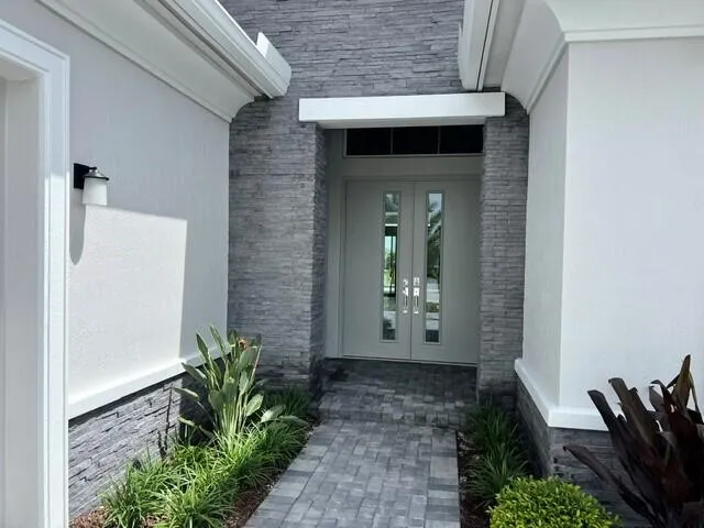 Double Door Front Entry