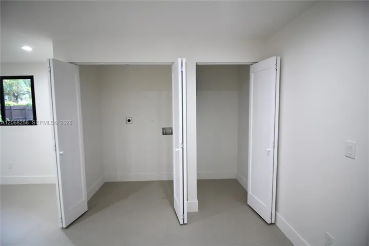 Laundry and utility closets