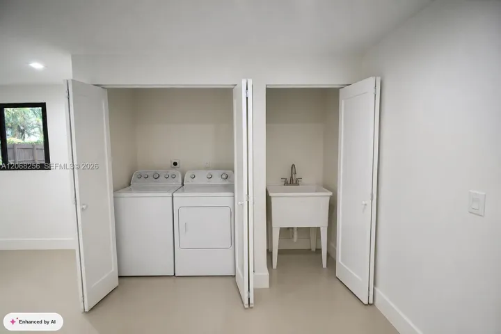 Laundry and utility closets
