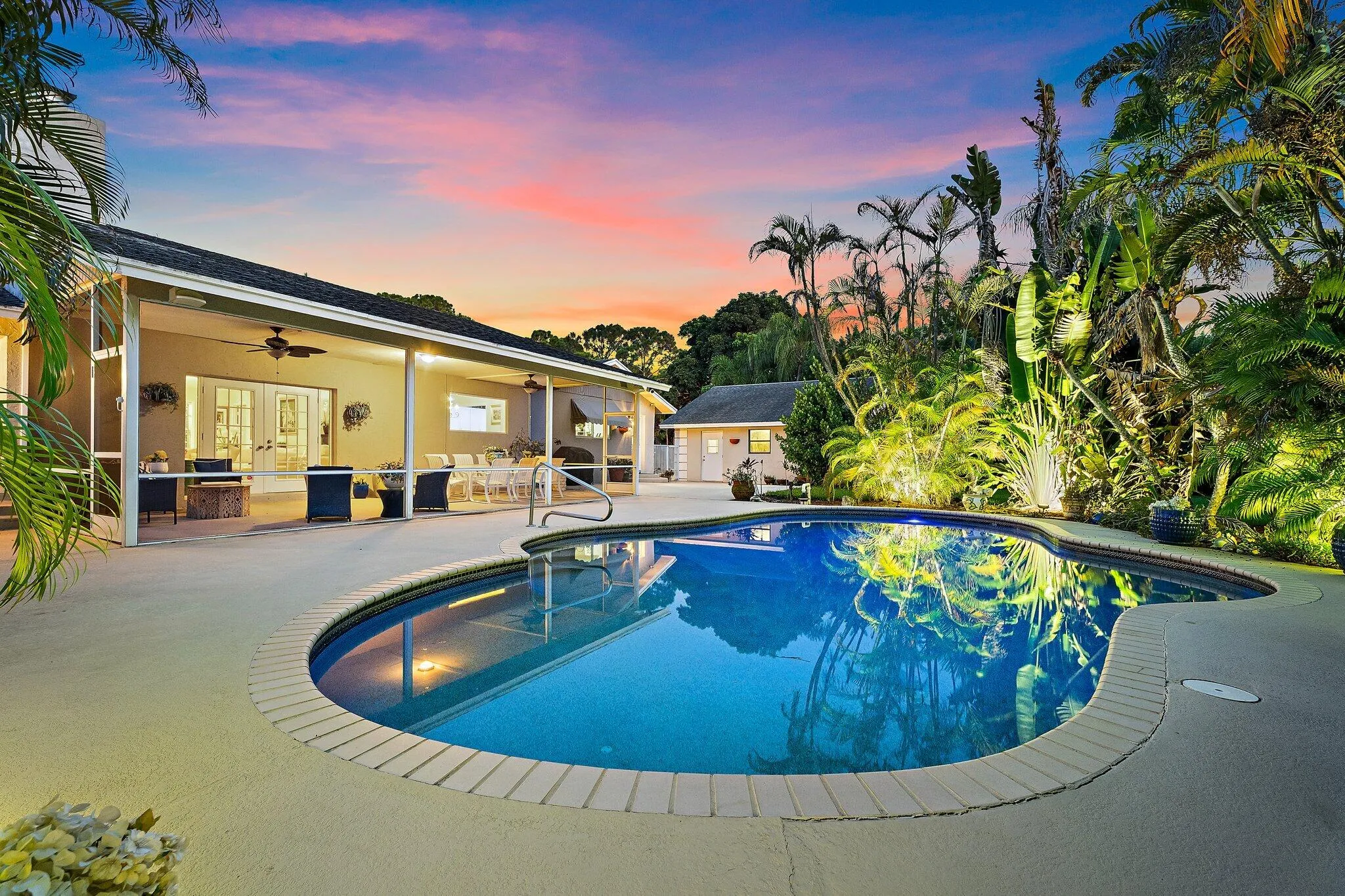 Pool at Dusk