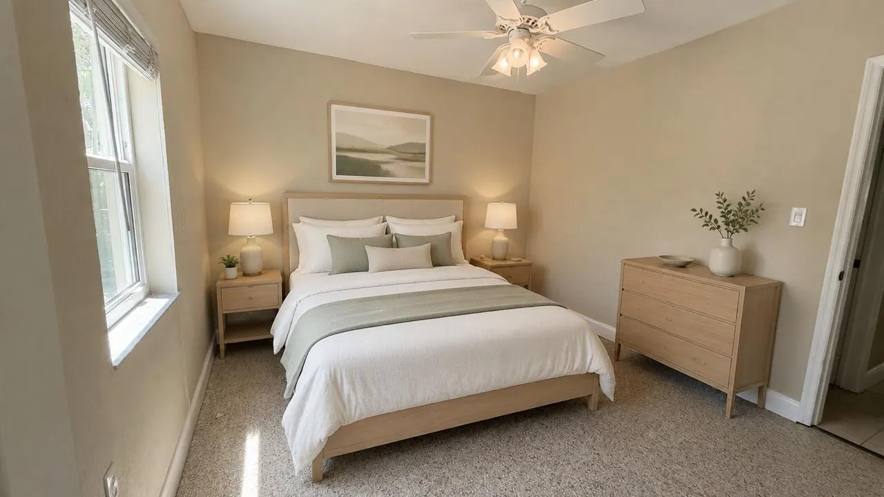 STAGED BEDROOM