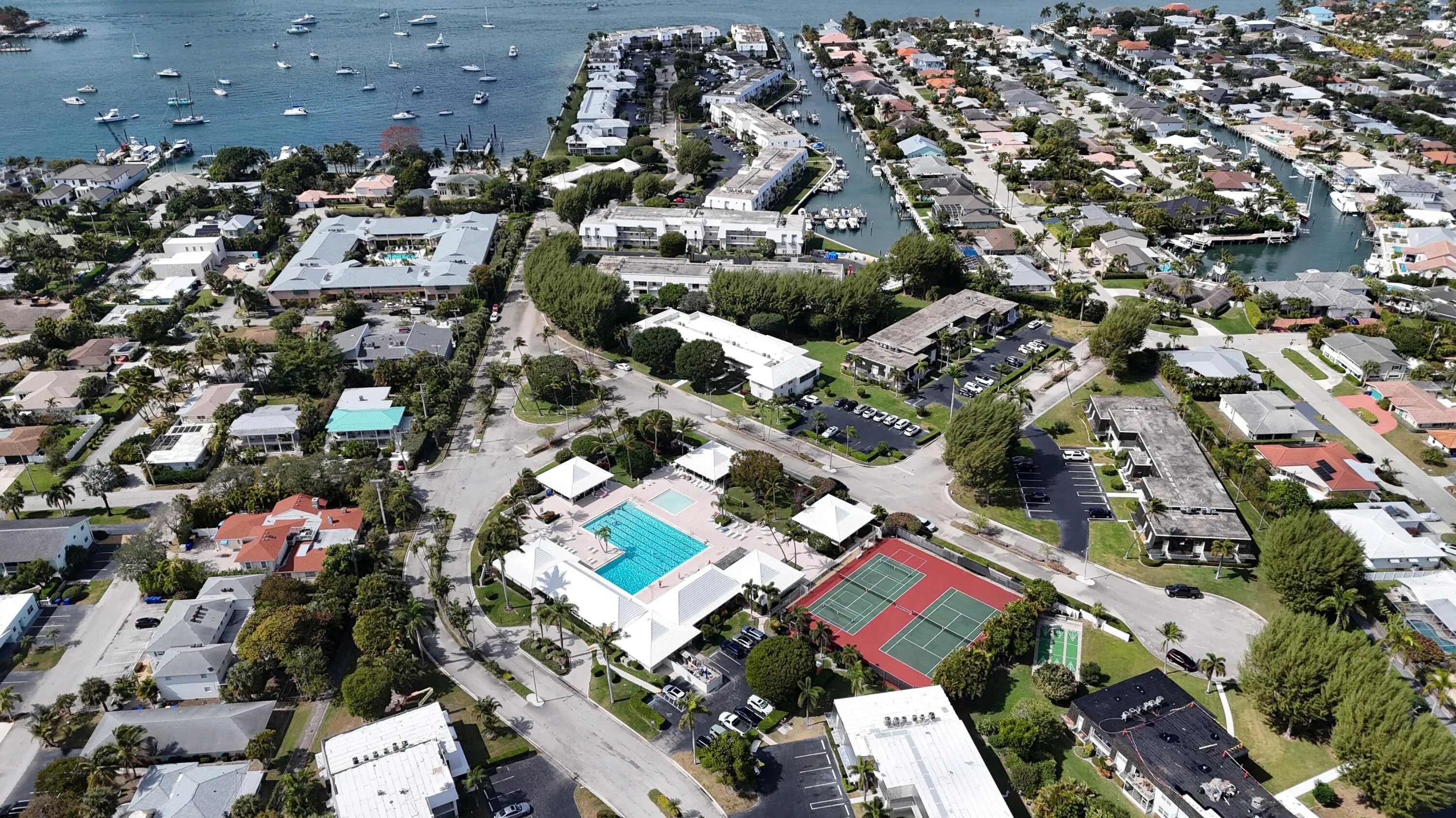 Pool and Tennis Courts with Condo Layout