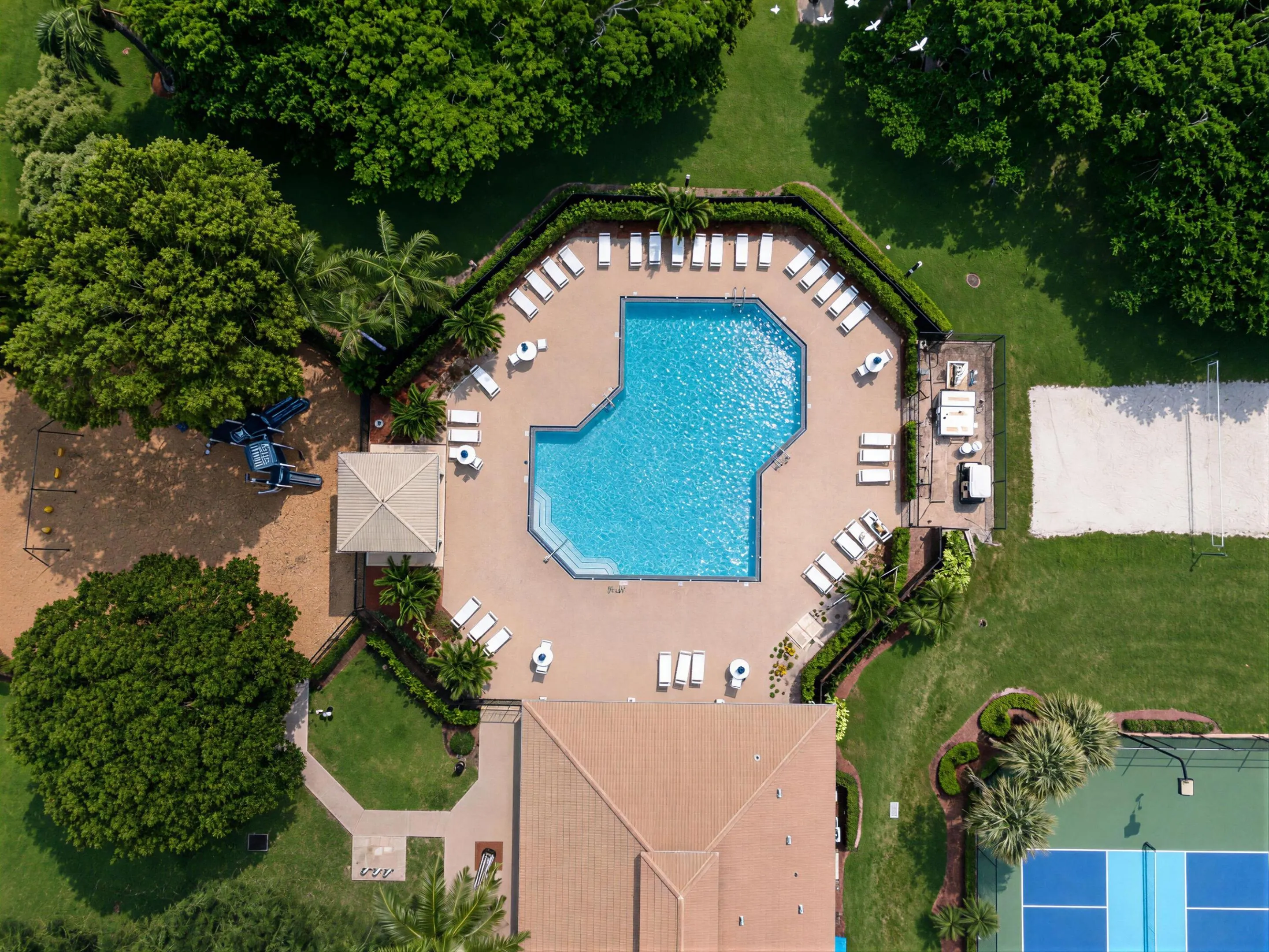 Aerial main Pool