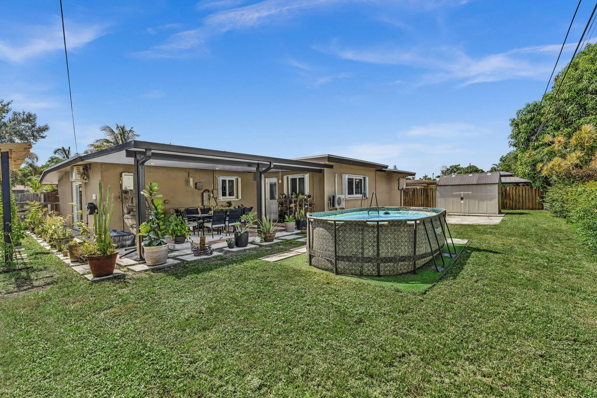 back yard