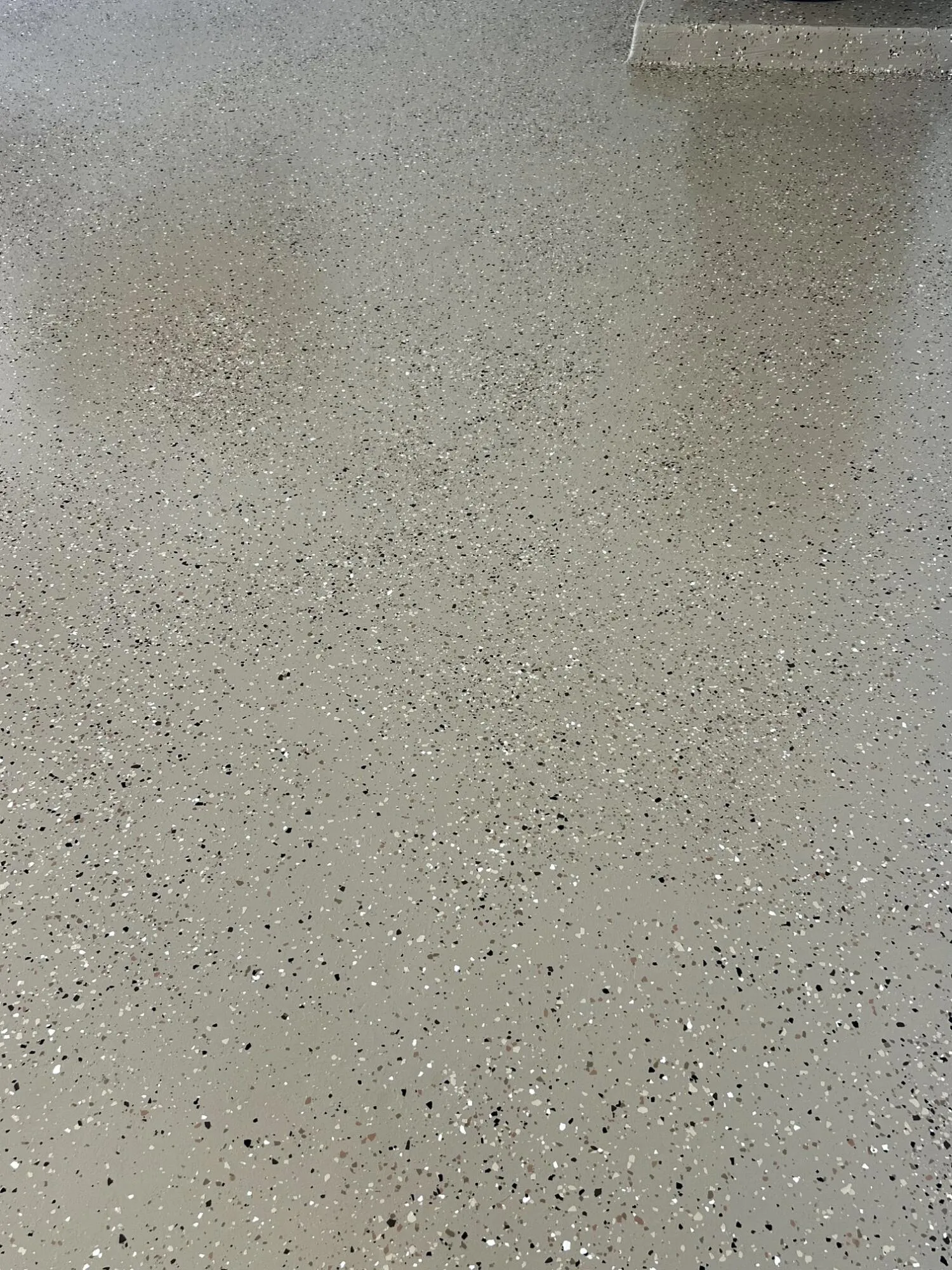Epoxy garage floor