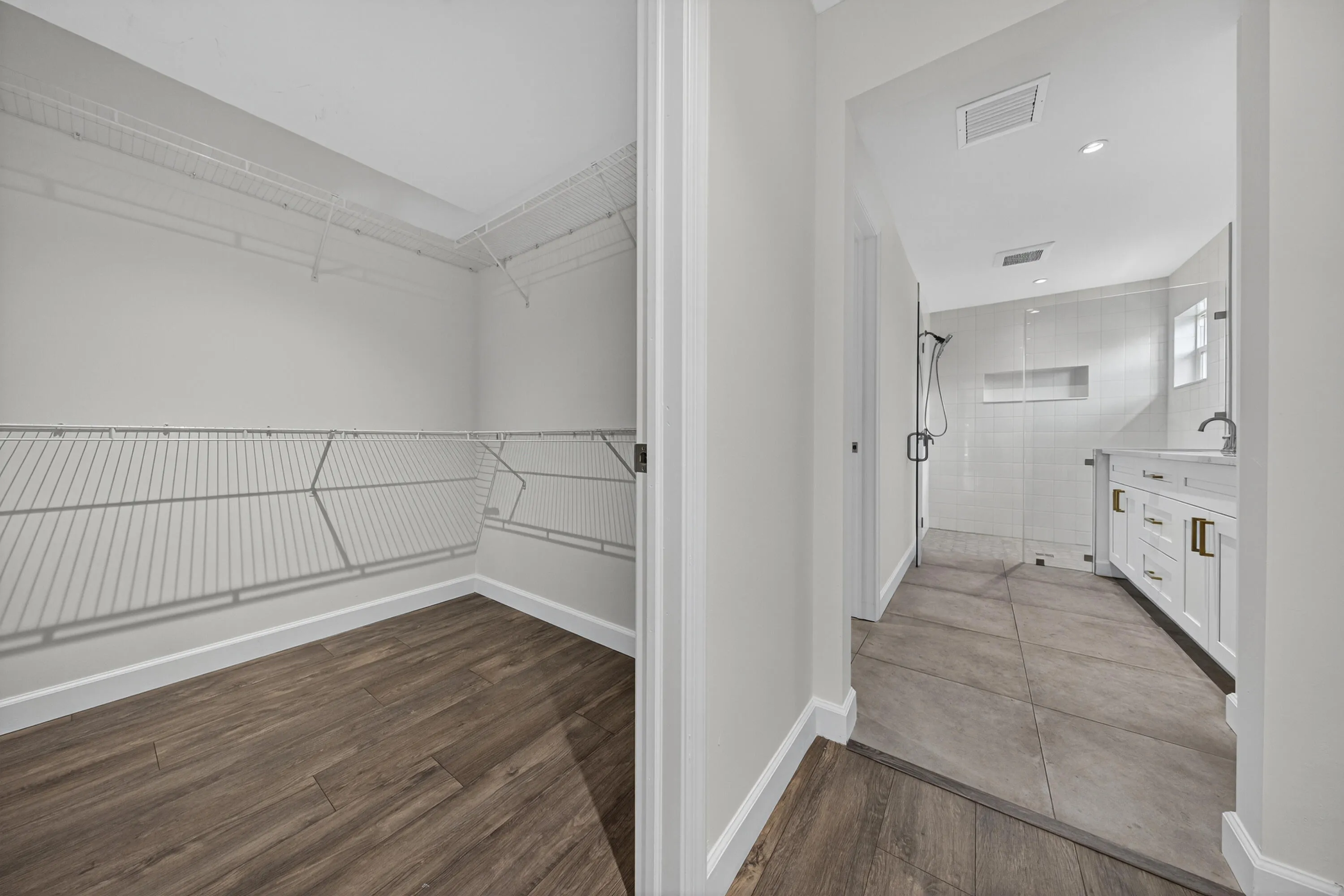 Primary Bedroom Walk in Closet