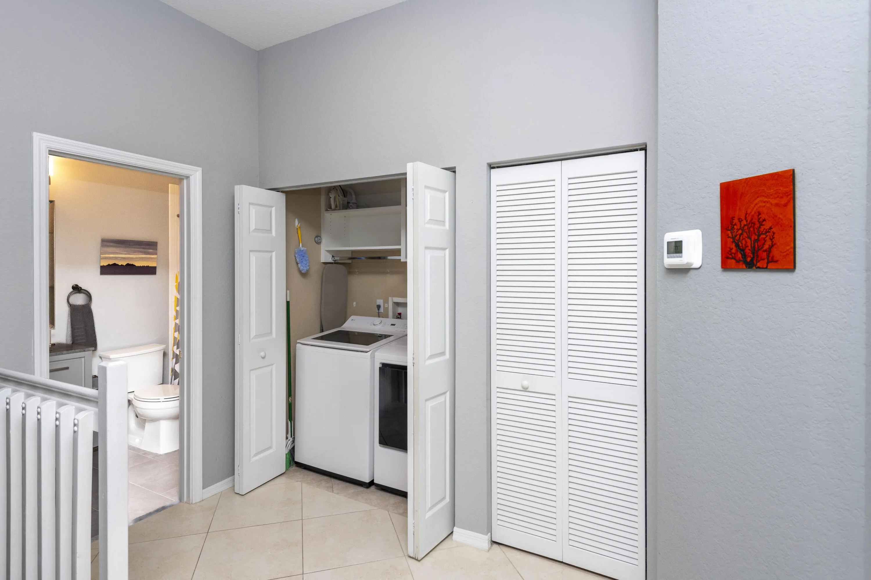 Laundry closet