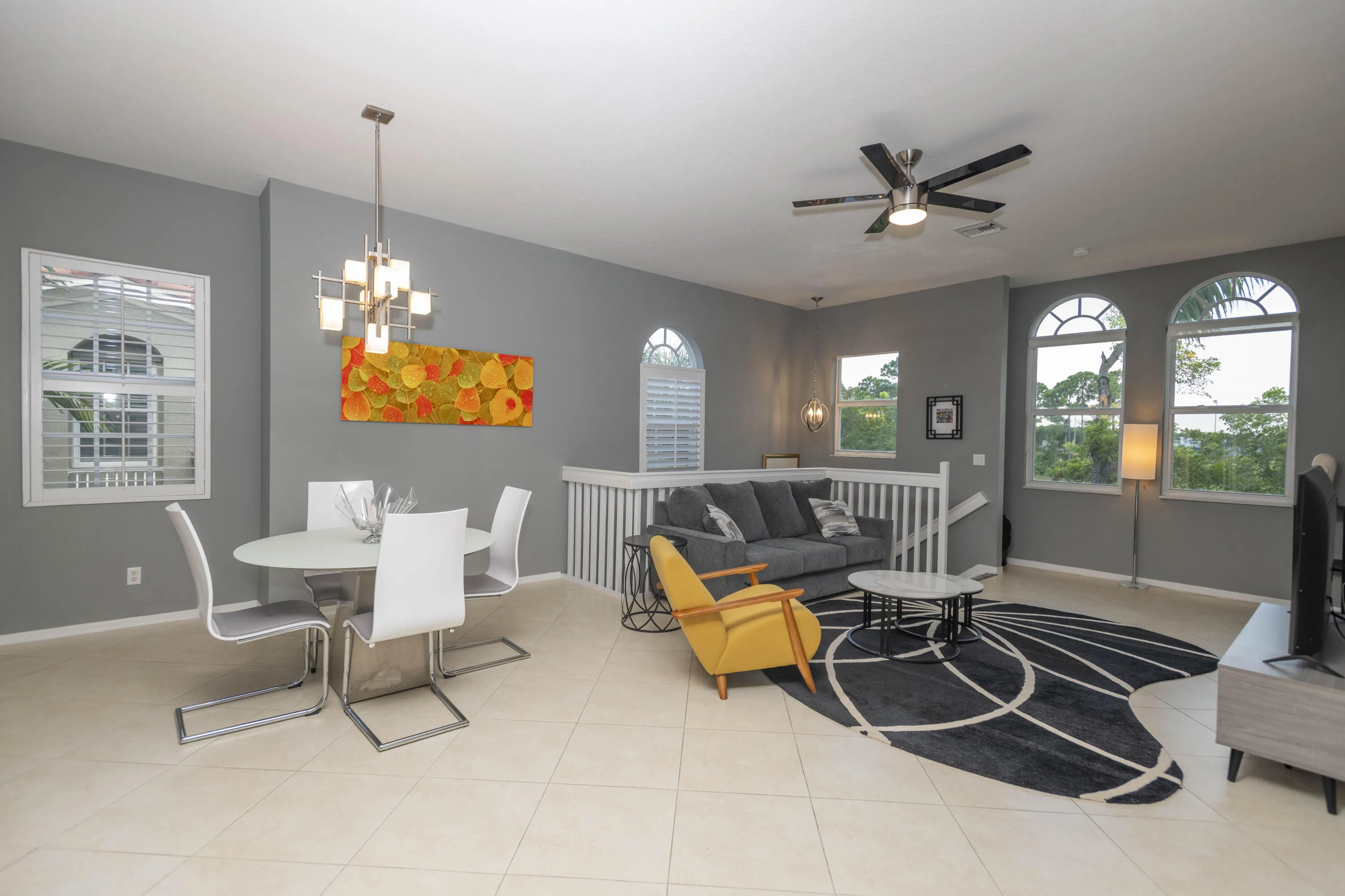 Living and dinning area