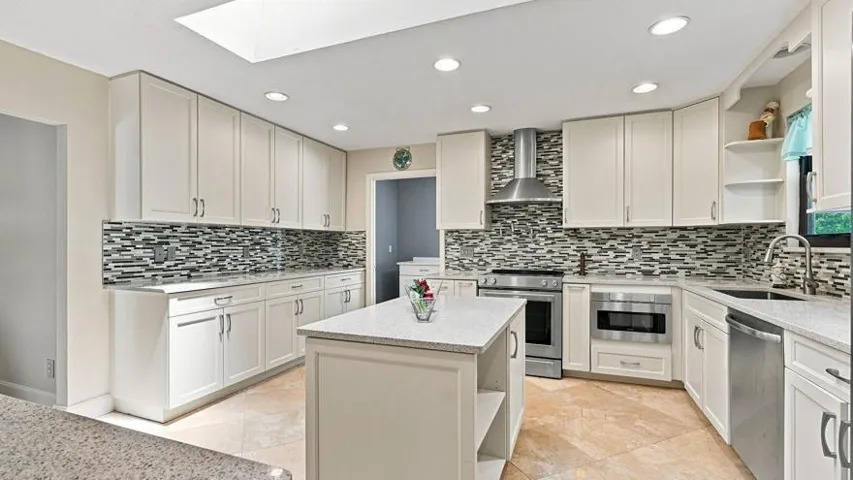 Stone Countertops & Plenty of Storage