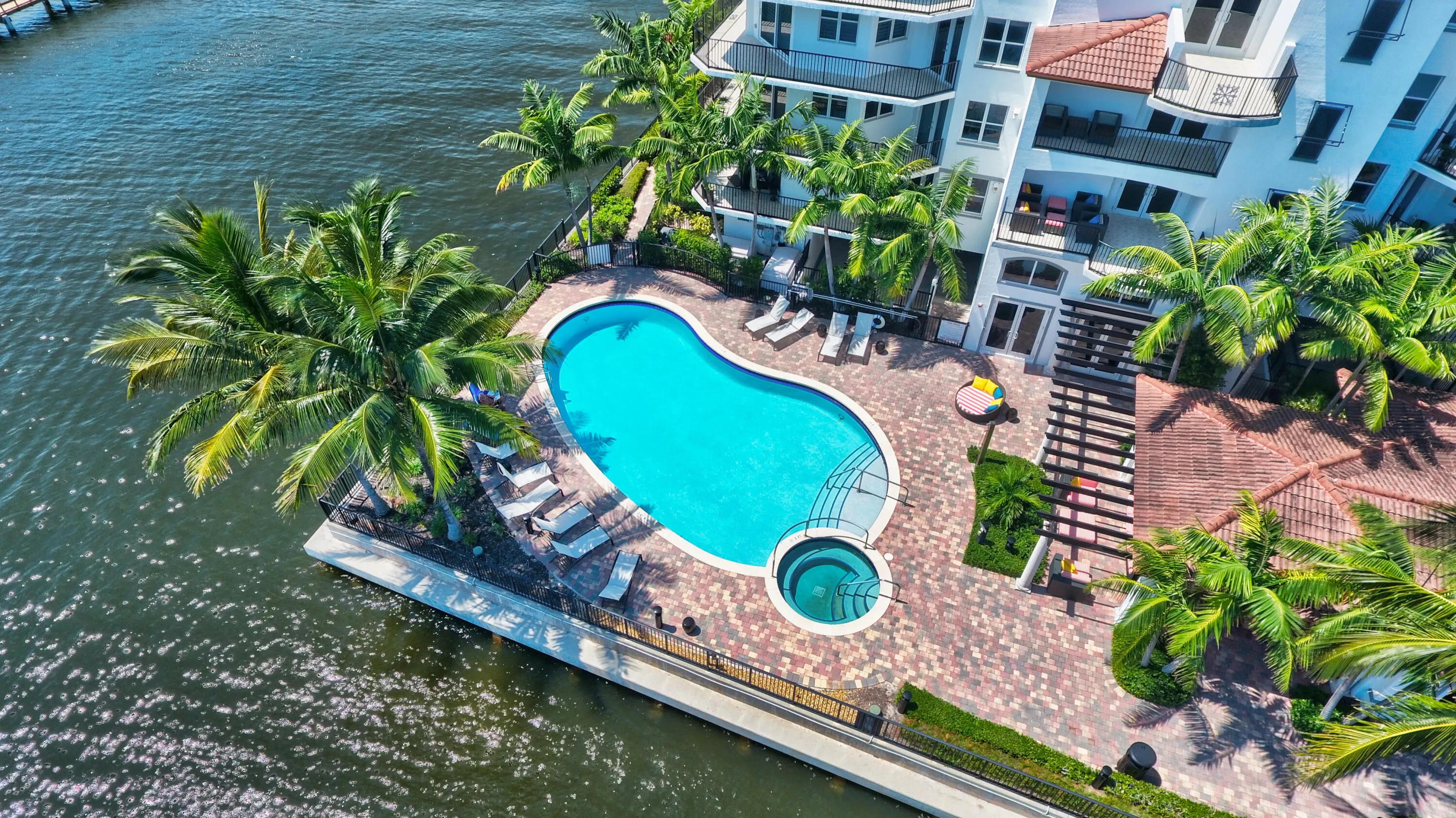 Aerial Pool View