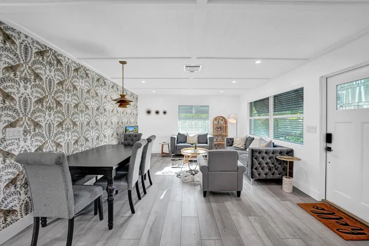 Living area, open plan