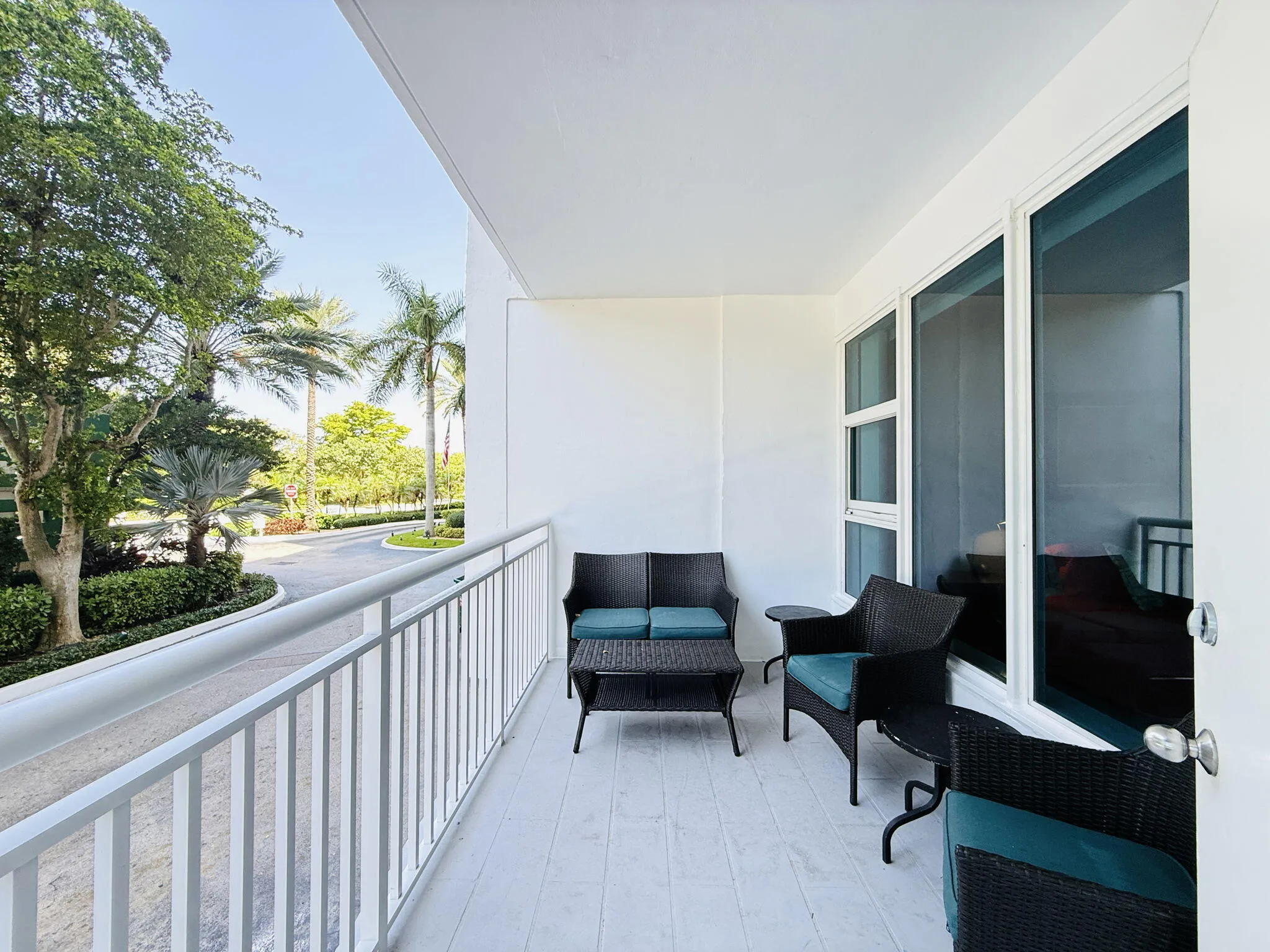 west facing balcony