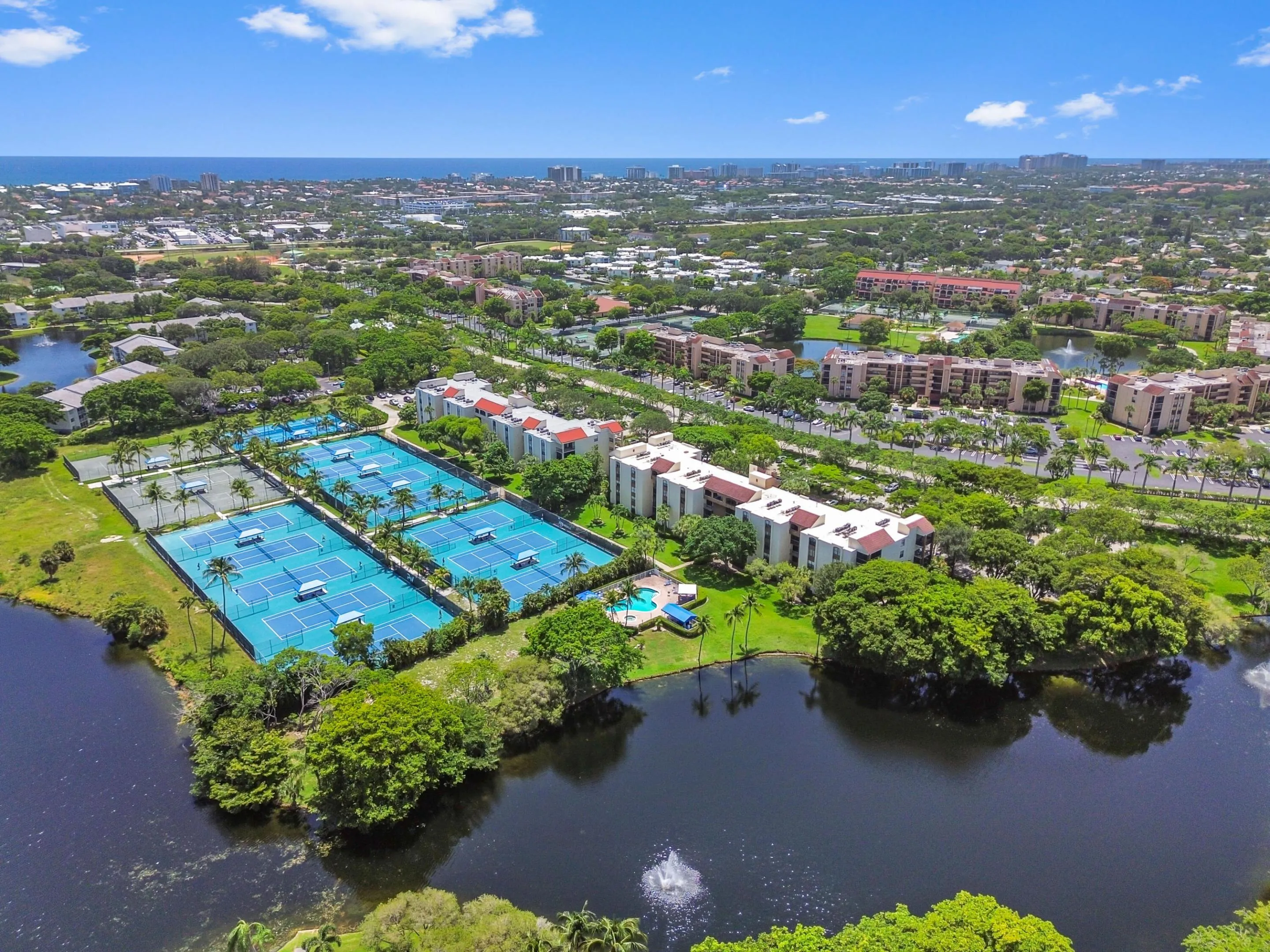 Lake / Tennis Courts