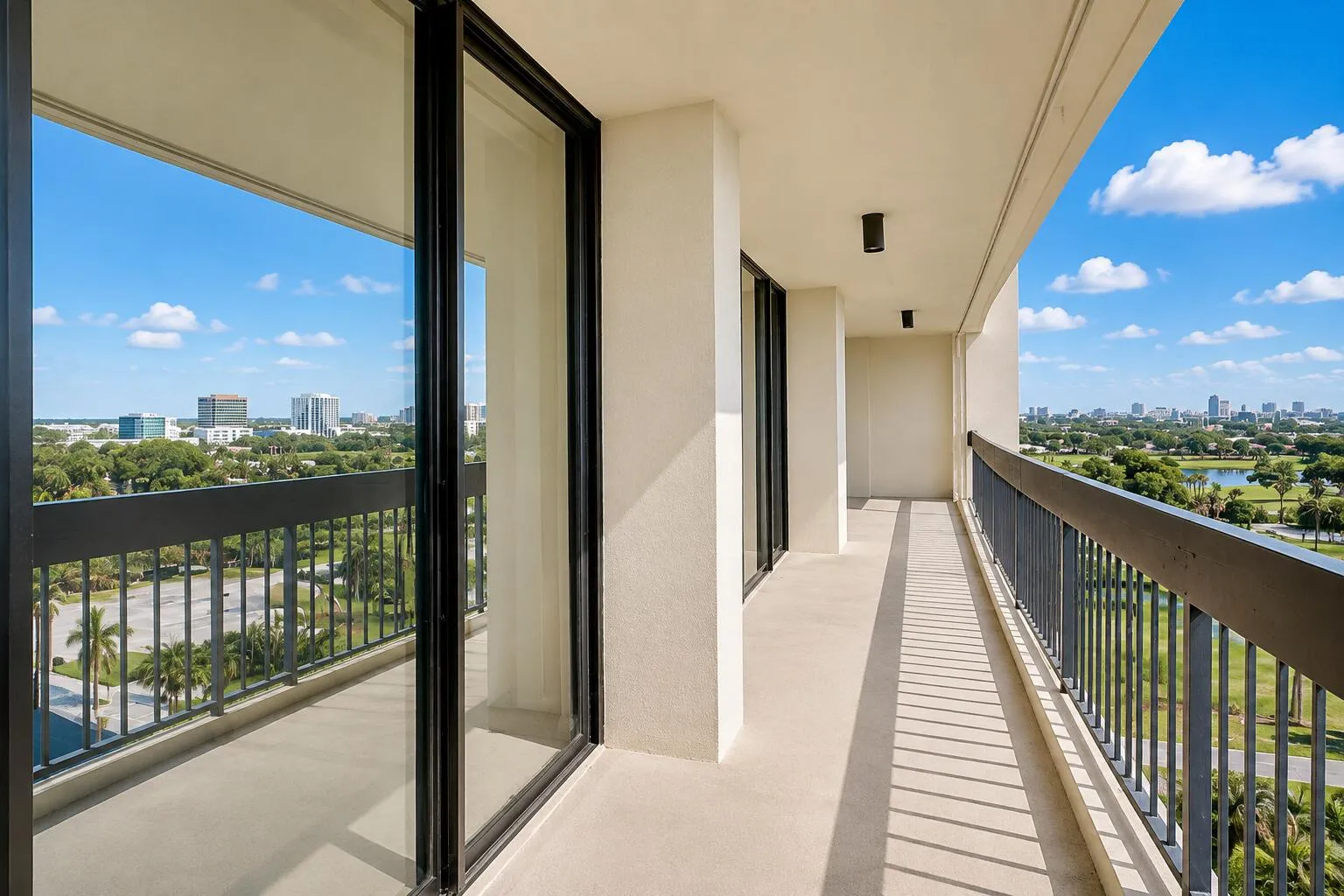 Balcony from 1st Bedroom to Den / 2nd Bedroom.