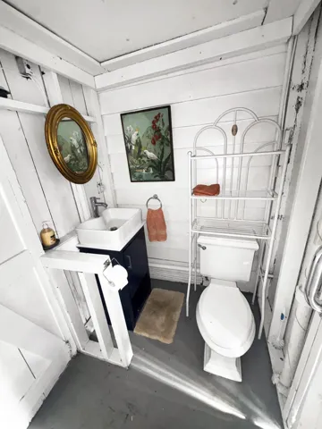 Half Bath off Carport