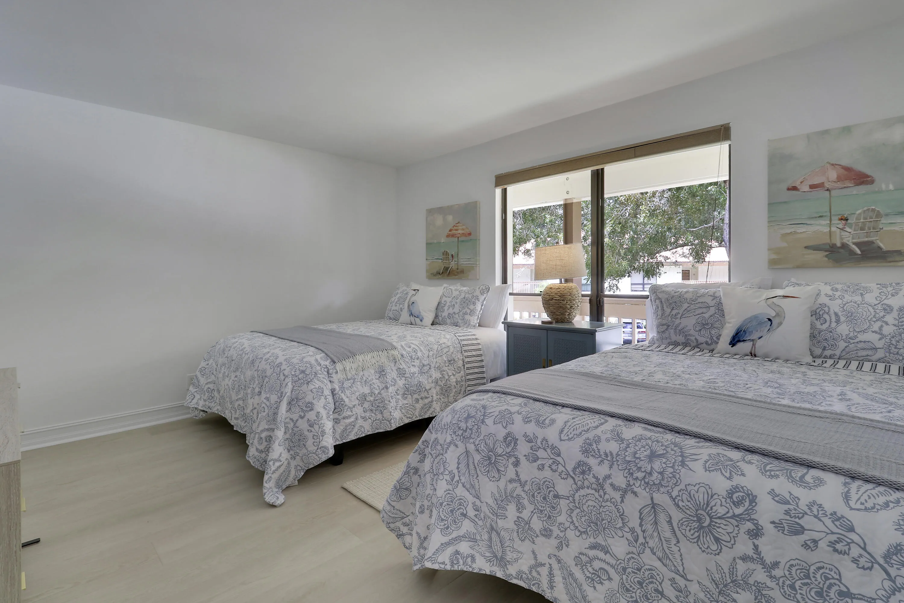 The guest room sleeps 4.