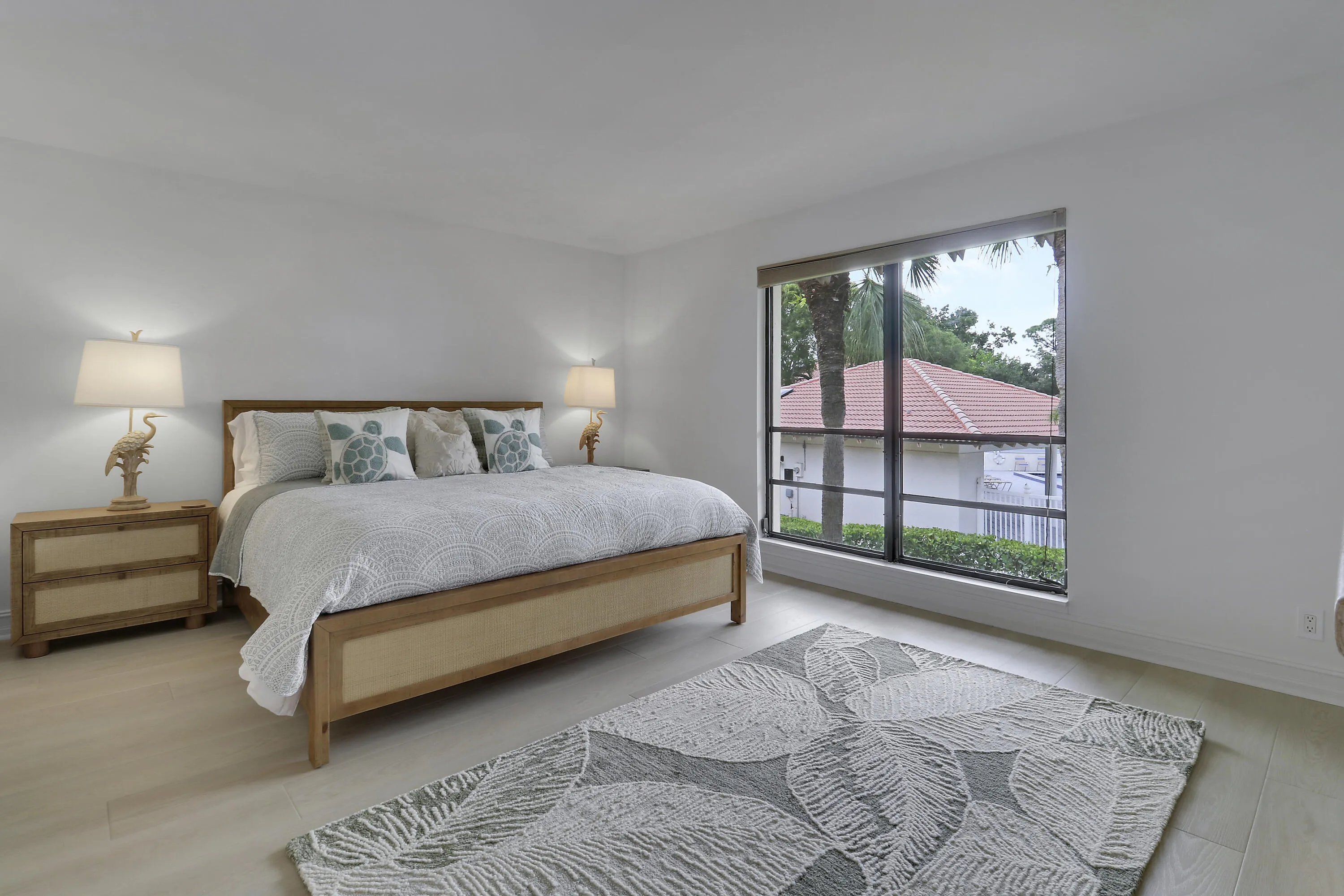 Rest well in this king sized bed.